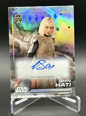 Topps STAR WARS SHIN HATI サイン Shin Hati AUTO 💥 Ivanna Sakho Autograph DEBUT! - 2024 Topps