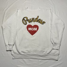 Vintage Purdue University Sweatshirt Men’s Small Mom Pullover Heart 90s USA Made