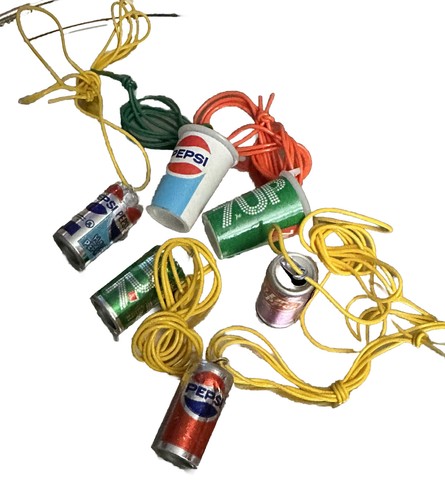 Toy Vending Prize Plastic Soda Can Charm Necklace Vending Machine Soda Cans - Picture 2 of 8