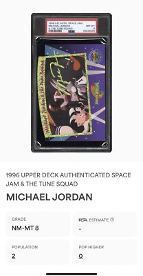 MICHAEL JORDAN RARE SPACE JAM JUMBO UPPER DECK THE TUNE
