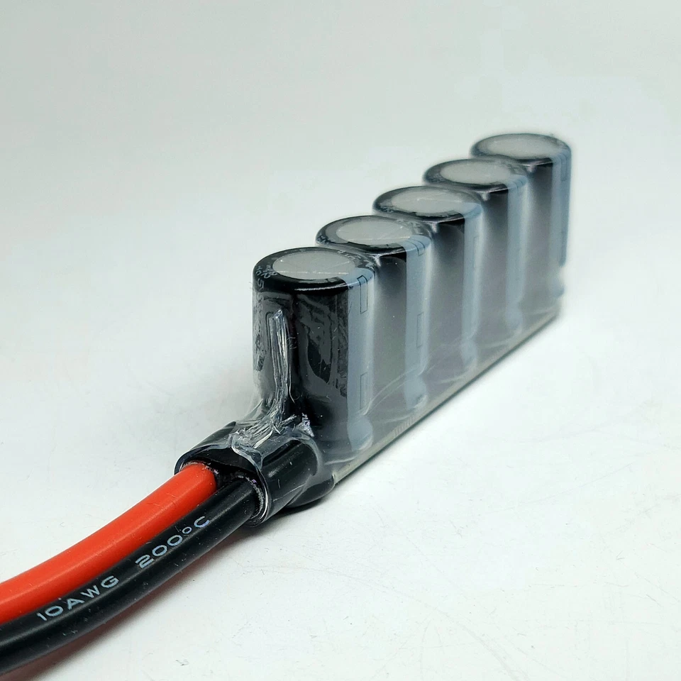 ATOMIC Linear RC Cap Pack /ESC Pack / 3-8S / 10,000uF Minimum / 35V / USA - Image 2 of 4