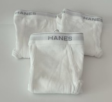 Lot 3 Men  s Hanes Briefs Size M Comfort Flex White Briefs Size Medium