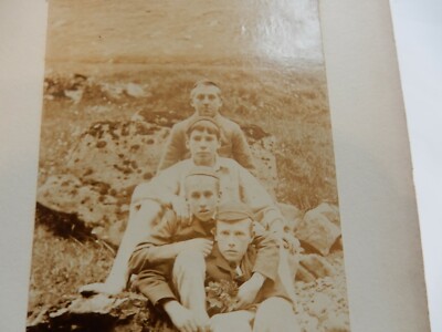 VIKTORIANISCHES FOTO SEDBERGH SCHULE 1890er AT HARDRAW SCAR B