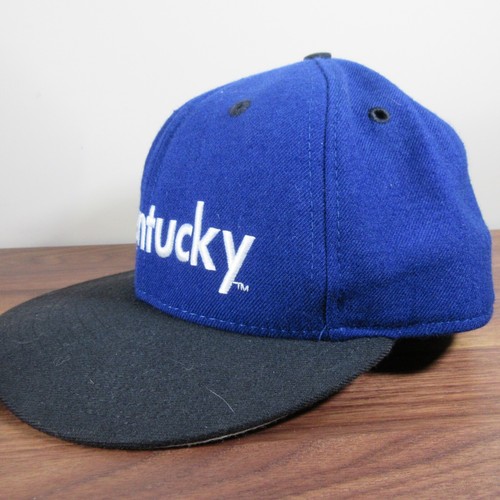 Vintage UK Wildcats Hat 90s New Era 5950 Fitted Wool Cap 7 1/8 NCAA Football - Picture 4 of 9
