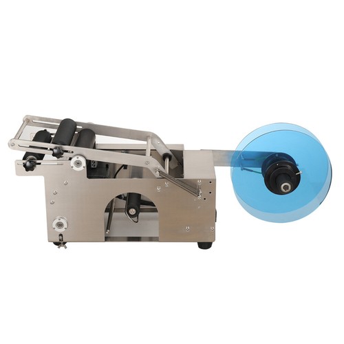Etichettatrice semiautomatica per bottiglie rotonde MT-50 stampante elettrica scorrimento - Foto 6 di 15