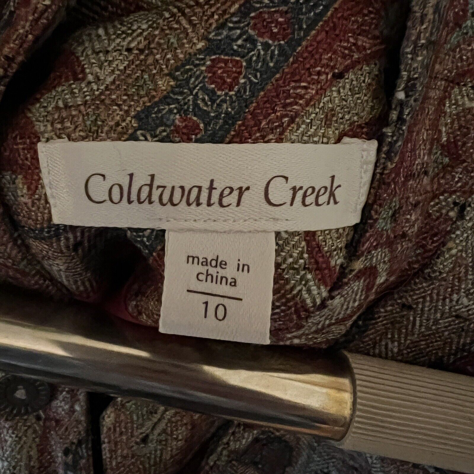 Coldwater Creek Tapestry Jacket - Size 10 - image 5