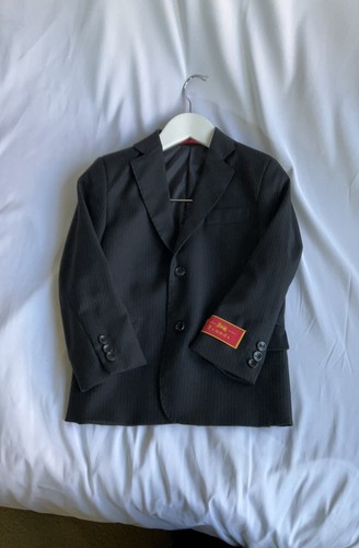 Boys Black Wool Suit Size 5 NWT - Picture 2 of 8