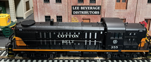 RTR ATLAS CLASSIC 8471 ALCO RS-3 LOCOMOTIVE COTTON BELT#355 HO=1/87 BUILT-LAYOUT