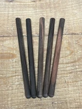 5 - Macassar Ebony  5/16"  Friction Turkey  Call Striker Dowels
