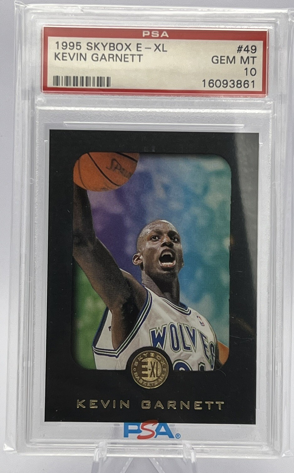 Kevin Garnett RC 1995 Skybox E-XL #49 PSA 10 HOF Rookie Card