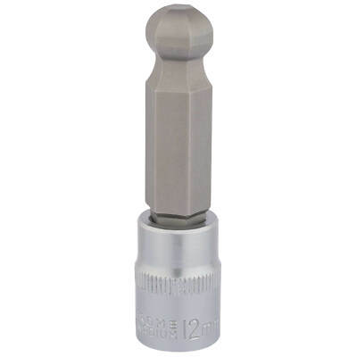Draper Expert 3/8'' Drive Hexagon Ball End Socket Bit Metric 12mm