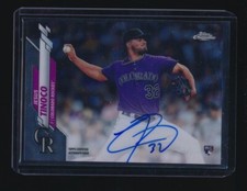 JESUS TINOCO 2020 TOPPS CHROME RC AUTO 