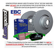 EBC Front Brake Discs & Greenstuff Pads for Ford Consul Capri 1.5 (62 > 64)