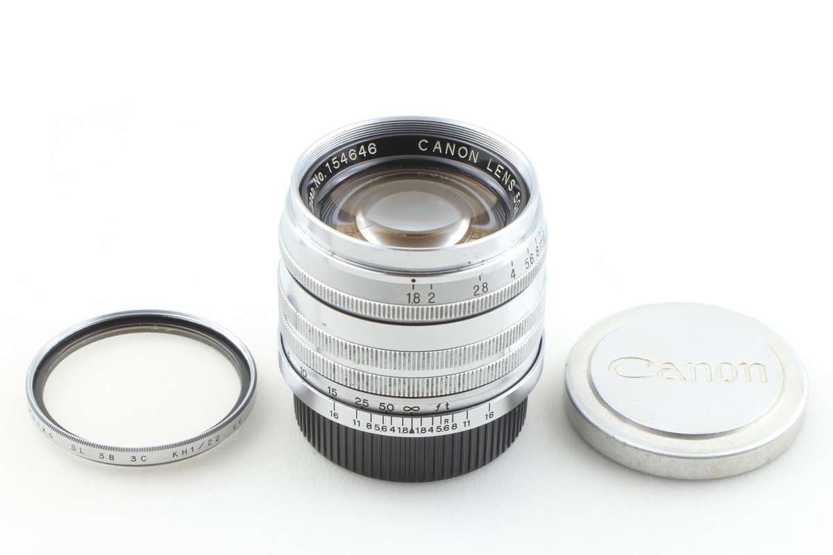 Canon LENS 50mm 1.8 ライカ L39マウント Canon 50mm F1.8 L39マウント Canon Lens 銀鏡胴タイプ整備記録