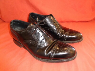 Loake Overton Semi Brogue Black 