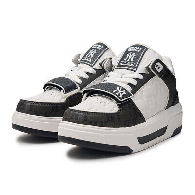 【 MLB 】CHUNKY LINER MID MLB Chunky Liner Mid Classic Monogram NY (Black) 3ASXCMM4N