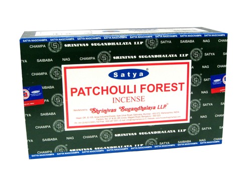 Palitos de Incienso Pachulí Bosque Fragancia Satya Nag Champa Incienso Original Joss - Imagen 2 de 7