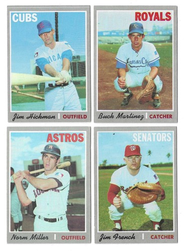 1970 Topps baseball - less than EX - 326-up - You Pick 'Em - Picture 271 of 290