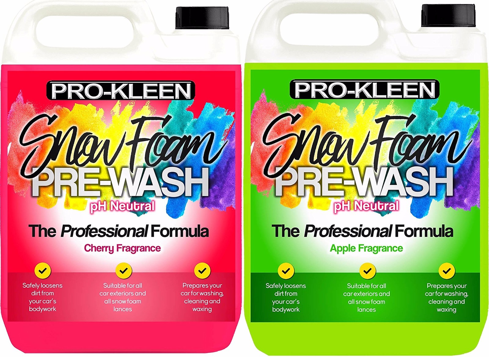 ProKleen Snow Foam Car Shampoo PH Neutral Detailing Soap Wash Wax Valeting 10L