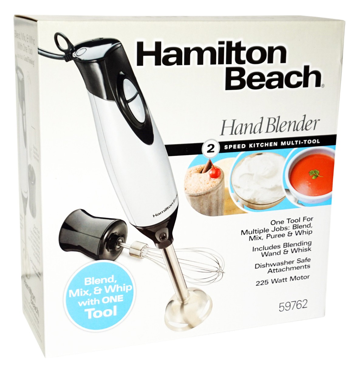 Hamilton Beach HAND BLENDER 2-Speed Blending Wand & Whisk Blend