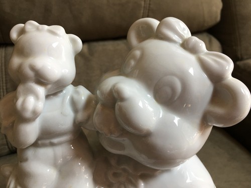 TARRO DE GALLETAS MADRE Y BEBÉ OSO - BLANCO - Imagen 9 de 10
