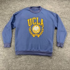 UCLA Bruins Sweatshirt Mens Medium Blue Pullover Fleece NCAA Baseball University