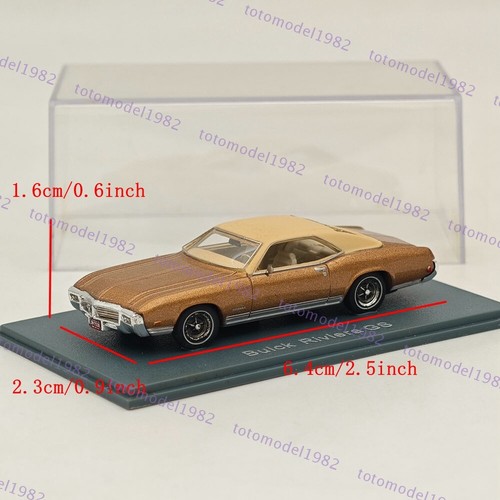 NEO SCALE MODELS 1/87 Buick Riviera GS Resin Car Limited Collection Gold - Picture 5 of 5