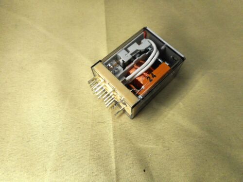 Finder Relay 55.34.8.024.0040 4PDT relay, 24VAC coil (NIB) - Picture 3 of 3