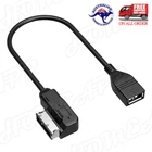 For Audi VW Skoda MDI AMI MMI Interface AUX Stereo Music USB Cable Adapter Cord