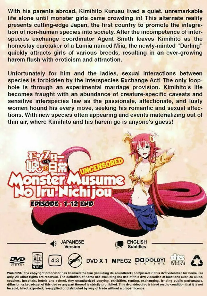 ANIME DVD Monster Musume No Oisha-San 1-12End India