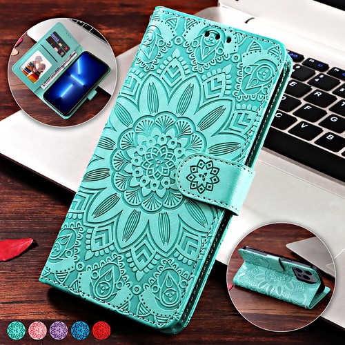 For iPhone 15 Pro Max 14 13 12 11 Flip Magnetic Leather Wallet Card Case Cover - Picture 16 of 77