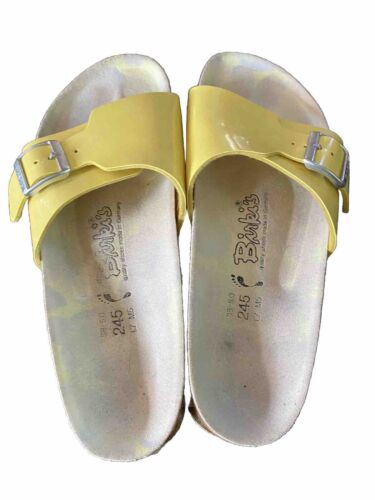 Birkis Birkenstock Catalina Slide Yellow Sandal Si