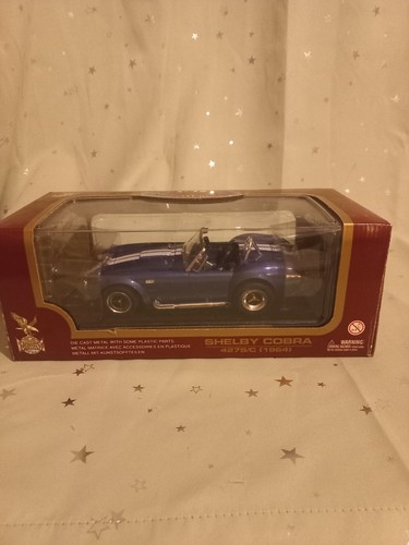 Road Legends 1:18 Die Cast Car 1964 Shelby Cobra 427S/C, Rare Color!