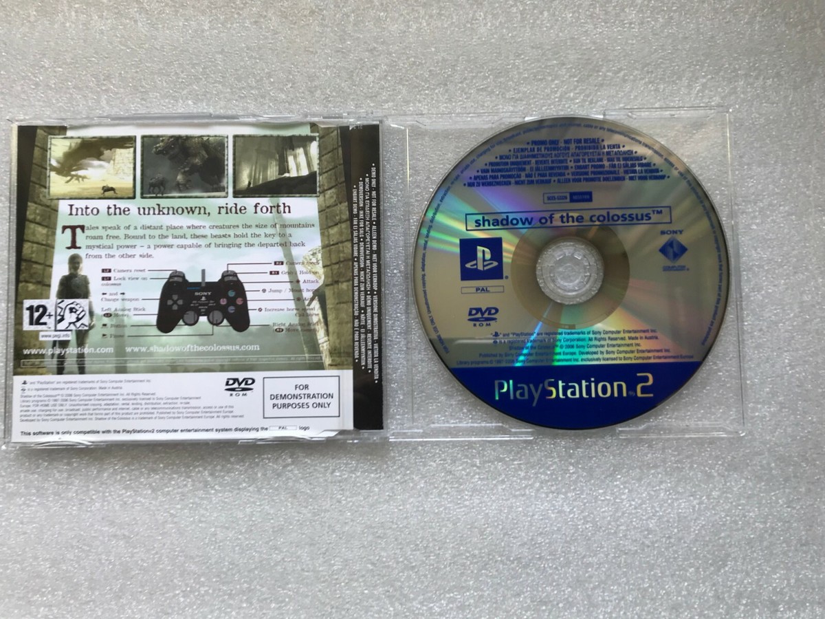 Shadow Of The Colossus Promo PS2 - SCES-53326 - Very Rare
