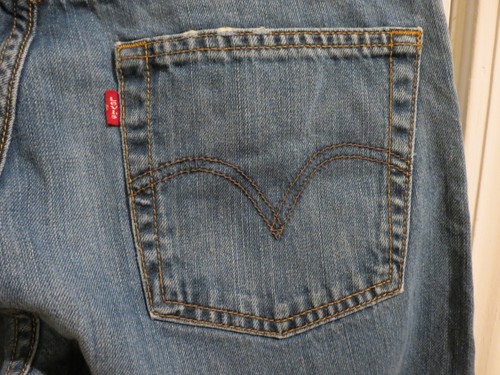MEN'S LEVI STRAUSS 559 RELAXED STRAIGHT FIT MEDIUM WASH DENIM JEANS W31xL30 - Picture 7 of 11