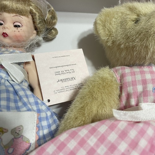 MADAME SALEXANDER WENDY AND MUFFY SET 8" BAMBOLA E ORSO 33635 NOB #1484 del 1500 - Foto 4 di 11