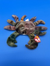Ty Beanie Babies Claude the Crab Retired Original 1996 Plush Free Shipping