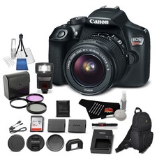 Canon EOS Rebel T6 Digital SLR Camera Bundle with EF-S 18-55mm f/3.5-5.6 is II