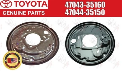 Toyota OEM Brake Backing Plate RH LH 47043-35160 47044-35150 - Bild 1 von 4