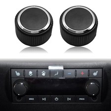 Car Rear Radio Volume Control Knob Repair Kit Replacement Plastic Black