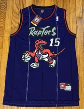 NWT Nike Raptors Throwback Vince Carter Stitched Purple Jersey Men 2XL +2”
