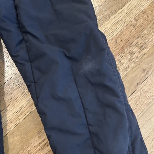 Refrigiwear Black Insulated Overalls Ski Bib Bibbed No Size Tag XL? - Picture 2 of 8