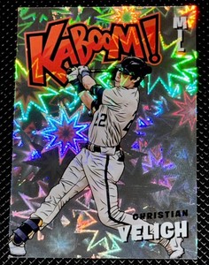 Christian Yelich 2022 Panini Absolute Kaboom!  #K-CY Brewers Beautiful CASE HIT!