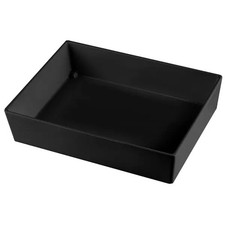 TableCraft CW5004BK Simple Solutions&trade; Half Size 5 Qt. Aluminum Bowl