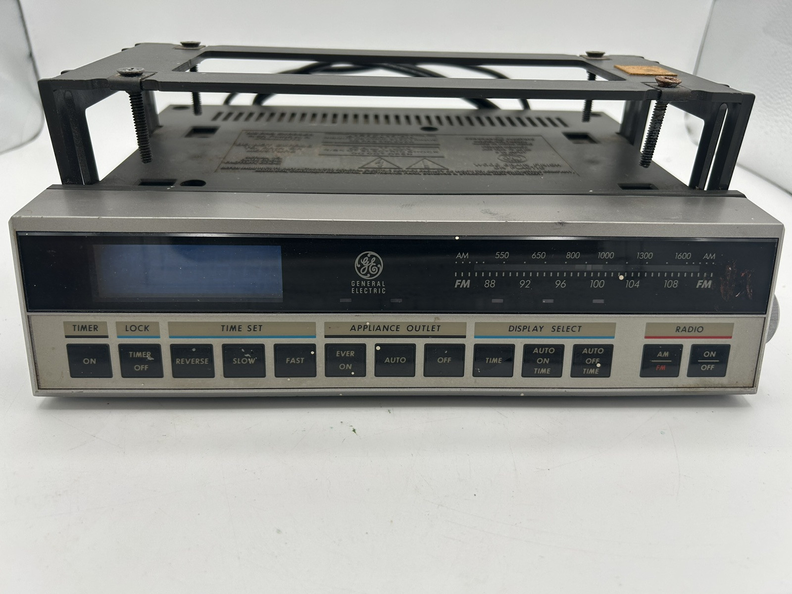 GE 7-4220B AM FM Kitchen Companion Radio Alarm Clock Gray 7-4220B Grey 7657