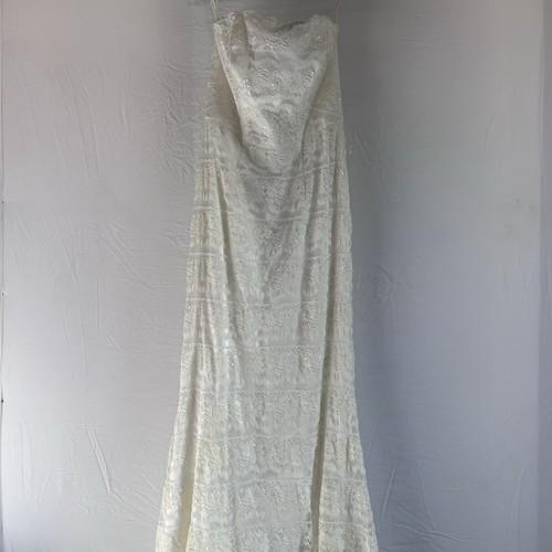 Galina David's Wedding Dress Ivory Size 6 Style VW9340 - Read Description