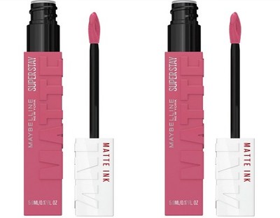 Lippenstift Super Stay Matte Ink 15 lover, 5 ml 2 Stück