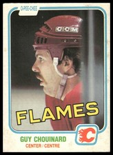 1981-82 O-Pee-Chee #33 Guy Chouinard Calgary Flames