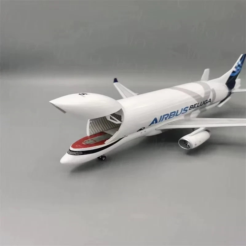 Grande 1:150 Airbus Beluga XL modello in metallo 42 cm porta apribile massiccia foto 4