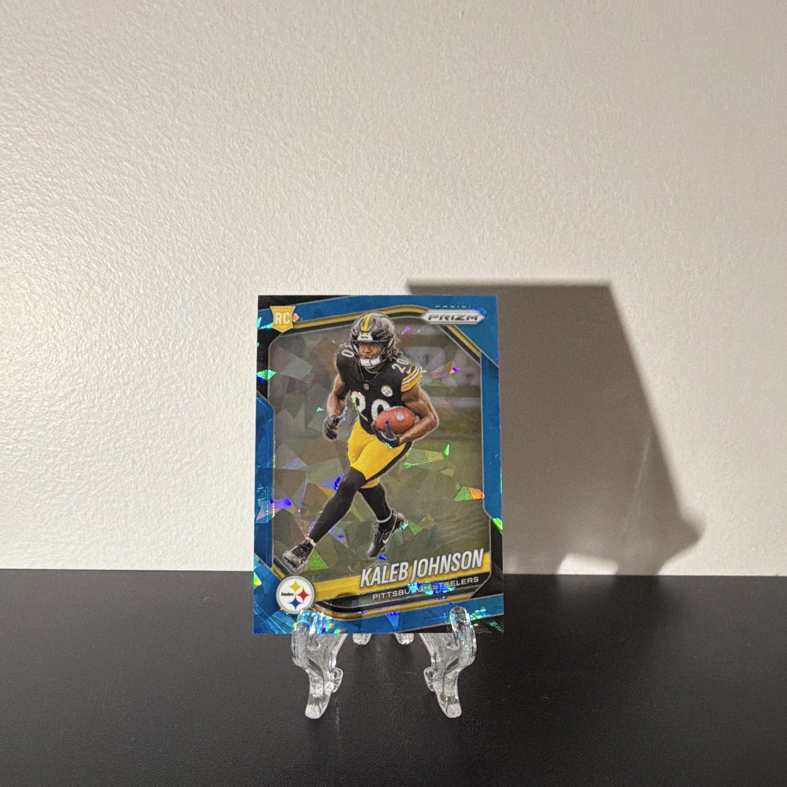 Panini 2025 Prizm Kaleb Johnson Pittsburgh Steelers RC  #375 52/99